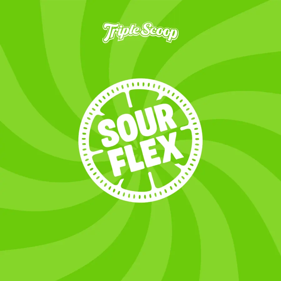The Sour Swipe sour flex badge