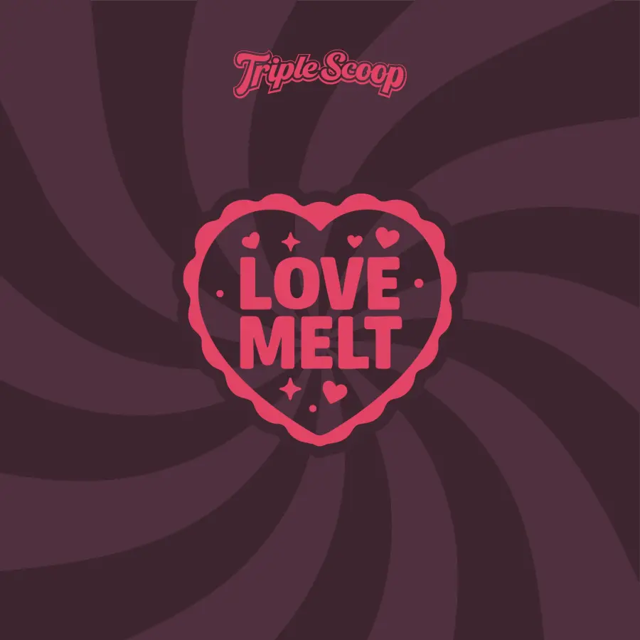The Velvet Crush love melt badge